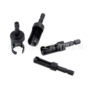 Brocas de corte Li Pu de 8 piezas con vástago hexagonal para madera, 1/4, 3/8, 1/2, 5/8, tipo garra negra, broca de perforación rápida - Product Image 3