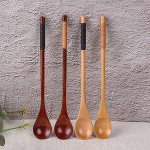 Cuchara de Miel, Cuchara de Café, Cuchara Redonda con Mango de Madera, Cuchara para Remover, Cuchara para Dim Sum, Cuchara Japonesa de Madera, Venta al por Mayor - Product Image 3