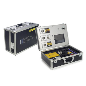 شكل هيكل متعدد الاستخدامات من سبائك الألومنيوم عجلات شفافة للبيع حافظة عرض تجريبي مع فوم للتثبيت - Product Image 5