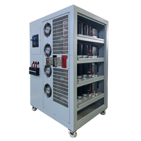 Redresseur IGBT 36V 2500A 70KW à sortie unique pour usage industriel, chromage dur, refroidissement par air forcé, efficacité CC/CV commutable