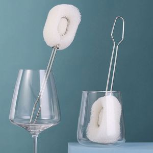 Wholesale Stainless Steel Long Handle Sponge <b>Bottle</b> Dish <b>Brush</b> - Product Image 4