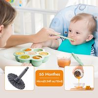 NCVI-Mélangeur électrique portable pour aliments pour bébés-Purée pour bébés-Ensemble de verre pour robot culinaire