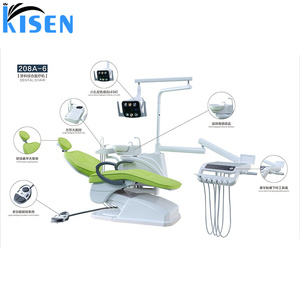 Fauteuil dentaire complet réglable Kisen Foshan, fauteuil de traitement dentaire de haute qualité, équipements de clinique pour cabinet dentaire moderne - Product Image 1