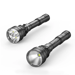 Plongée en haute mer IP68 Étanche P70 * 3 Lampe Opérations Patrouille led Plongée Sous-Marine torche lumière lampes de poche - Product Image 1