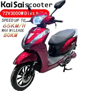 High Quality Street Legal Mobility Scooter Adult Road Motorcycle Long Range Dual Motor Electric Motorbike 2000w Cheap Sportbikes