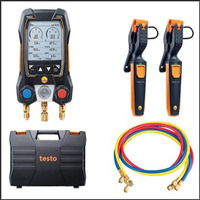 Kit Inteligente Testo 550s 0564 5503 en Oferta con Mangueras de Llenado - Manómetro Digital Inteligente con Sondas de Temperatura Inalámbricas
