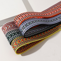 Sangles Jacquard épaisse de couleur, sangles en Polyester, accessoires de vêtements, 23x38mm
