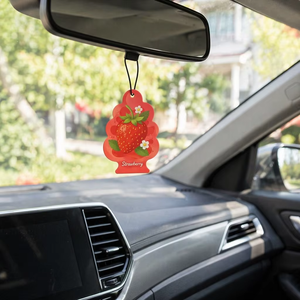 Carte parfumée suspendue en papier de coton absorbant personnalisée, évaporation naturelle longue durée, vente en gros, <span class=keywords><strong>d</strong></span>ésodorisant automobile pour l'intérieur de la voiture - Product Image 4