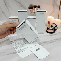 Kit de traitement des boutons d'acné personnalisé, emballage en boîte, feuille d'aluminium argentée, emballage cosmétique personnalisé, emballage en papier, 100 ml