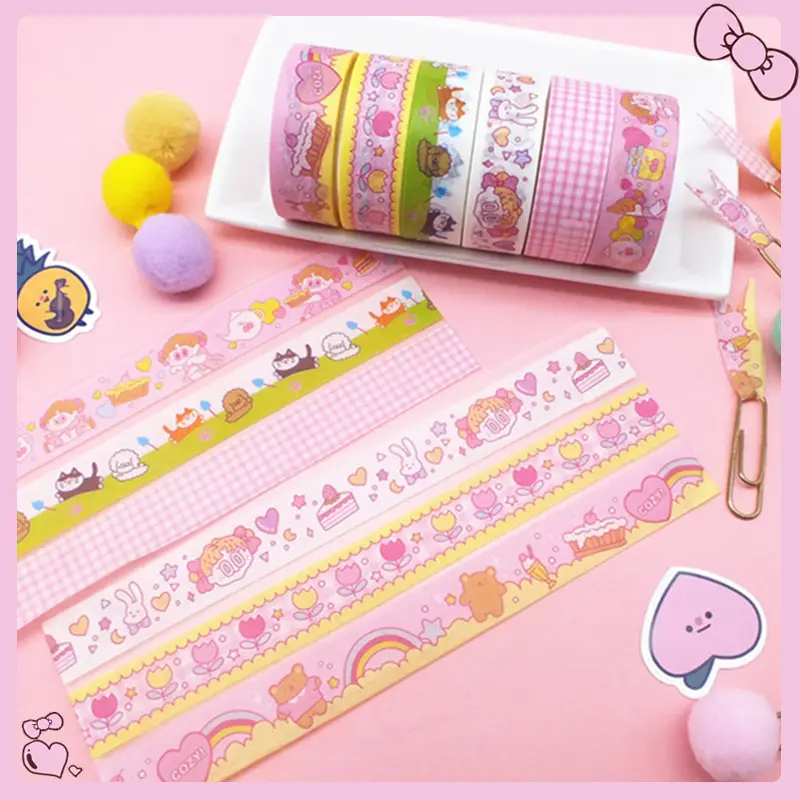 Taobao OEM Pink Eco Washi Tape Personalizada Wholesale