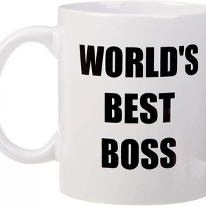 Tasse à café avec Dunder Mifflin The Office-World Best Boss 11 Oz Funny Ceramic Coffee/Tea/Cocoa Mug Unique Office Gift - Product Image 4