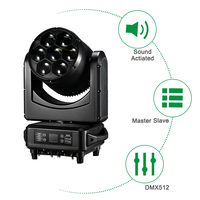 Igracelite 7x60W LED Bee Eye Moving Head Light IP65 Projecteur d'extérieur à effet kaléidoscope, Wash, Beam, Zoom, contrôle par pixel, DMX pour scène