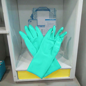 Sol-Vex 37-176 Gants de protection de sécurité anti-abrasion entièrement enduits de nitrile chimique vert - Product Image 3