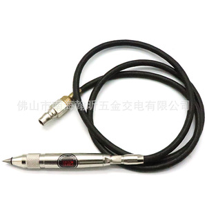 Owe 094W Pneumatic <b>Engraving</b> Pen 1/4 Inch Air Inlet Rear Exhaust Metal Deburring <b>Tool</b> - Product Image 5