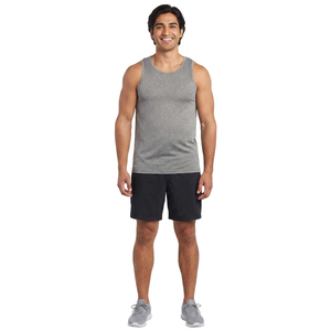 Débardeurs de sport en coton pour hommes, pour la salle de sport, l'entraînement physique, la musculation, sans manches, musculation, été, séchage rapide - Product Image 1