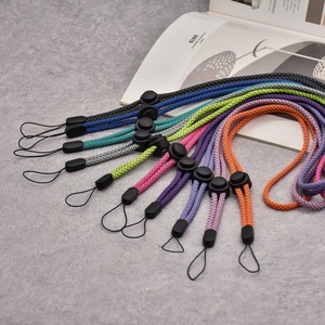 Sangle de cou longue réglable, cordon réfléchissant en nylon, ruban bicolore, universel, anti-chute, support pour téléphone portable, carte, ventilateur, gobelet à eau - Product Image 3