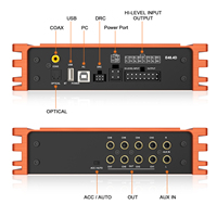 Audio winner E48.4D HiFi Clase D amplificador 8 canales DSP y amplificador de coche 4 canales