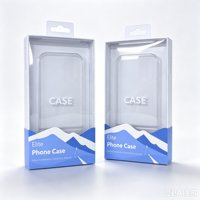 Boîte d'emballage de vente au détail en carton portable avec trou de suspension pour étuis de téléphone portable pour 18 Pro Max