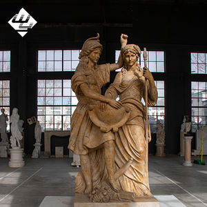 ประติมากรรมเทพซุสแกะสลักด้วยมือ ขนาดเท่าคนจริง สำหรับตกแต่งภายนอกบ้าน หรือตกแต่งบ้าน สไตล์โบราณ ทำจากหินธรรมชาติ - Product Image 4