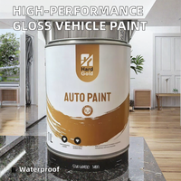 Peinture automobile haute brillance, revêtement liquide acrylique bicomposant, couleurs personnalisées, protection longue durée pour véhicule