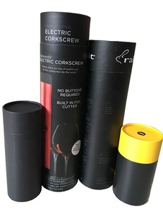 Cajas de Embalaje de Tubo de Papel Rígido con Laminación Negra Mate para <span class=keywords><strong>Camisetas</strong></span>, Caja de Regalo Personalizada, Cepillo Profesional de Ondas de Lujo - Product Image 6