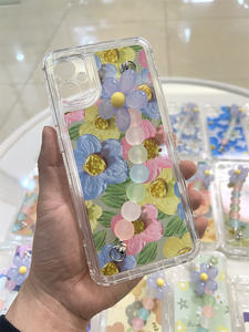 Étui de téléphone portable à lanière fleurie tendance pour <span class=keywords><strong>Honor</strong></span> X5b/X5b Plus/X6b/X9b/X8b/X7b, coque en PC+acrylique antichoc - Product Image 5