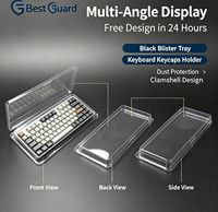 Bandeja de Almacenamiento para Teclas de Teclado Mecánico, Personalizada, Transparente, de PET, Termoformada, para Venta al por Menor