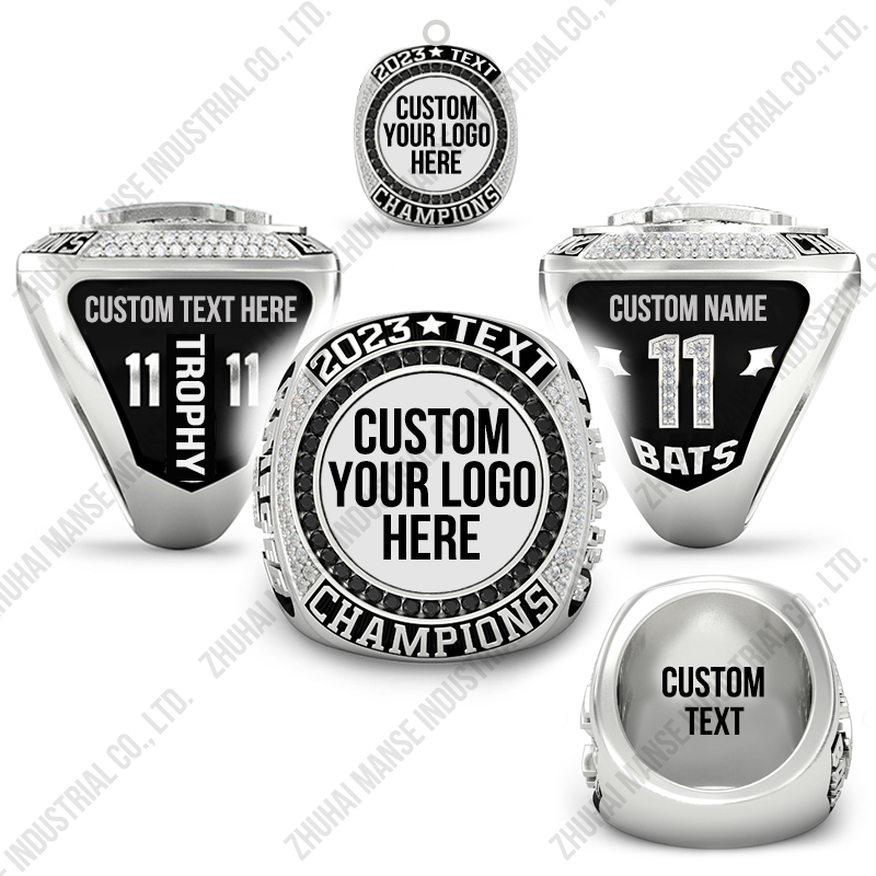 Smart Rings Sports Rings Zinc Alloy 925 Silver Hockey Ring