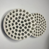 Fournisseur de plaques chauffantes, noyau chauffant en céramique, feuille de céramique poreuse en forme de fleur de prunier