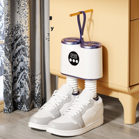 Sèche-chaussures UV intelligent portable avec minuterie Chauffe-eau électrique pliable Chauffage Machine de séchage Stérilisation Chaussettes et bottes