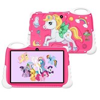 Tablet Android 8 de 7 Pulgadas de Alta Calidad, Diseño Personalizado de Caballo para Niños, 1GB+16GB, MTK Octa Core, Wi-Fi, Sólida y Resistente