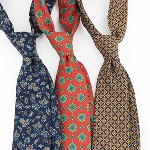 Custom Mens Print Pattern Print Neckties Cheap Polyester Ties for Men
