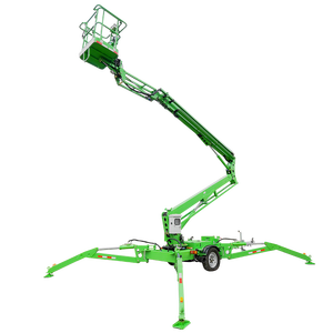 Noord-Amerikaanse Standaard Gasmotor 50ft 60ft Aanhangwagen Gemonteerde Boomlift Met Epa-Certificaat - Product Image 1