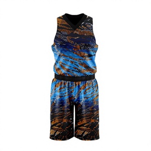 Camiseta de Baloncesto Personalizada con Sublimación Completa, 100% Poliéster, Secado Rápido, Antibacteriana, Anti-UV, Transpirable, Tallas Grandes - Product Image 1