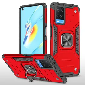 Magnetic TPU+PC Shockproof Armor Fundas Para Celulares Case for Oppo A78 A77 A76 A57 A55 A54 A53 A31 A17 back cover with