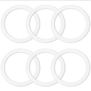 Anillos de Sellado de Silicona de Grado Alimenticio para Cafeteras de Aluminio Bialetti Moka <span class=keywords><strong>Express</strong></span> Dama de 6 Tazas - Product Image 1