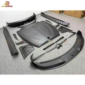 Kits de carrosserie en carbone forgé mat style MSY pour Rolls Royce Spectre 2025 : Capot en carbone, pare-chocs, diffuseur avant, jupes latérales - Product Image 2