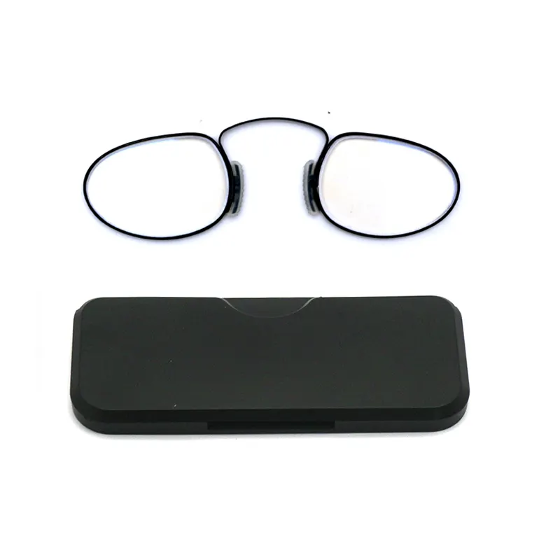 Универсальные мобильные прикрепленные очки, портативные очки для чтения носа, мини-кошелек, пресбиопические очки для пожилых людей