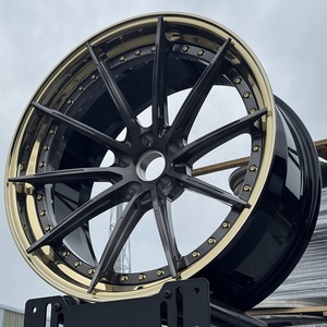 Alta qualità Custom PCD 5x112 5x120 materiale in alluminio <span class=keywords><strong>2</strong></span> o 3 pezzi ruote forgiate 18 19 20 <span class=keywords><strong>21</strong></span> 22 24 pollici cerchi in lega auto forgiati - Product Image 2