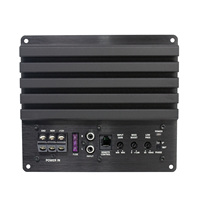 Amplificateur audio de voiture mono de classe D mini haute performance 1 canal VK 350A 120W, meilleur amplificateur de subwoofer de haute qualité, crossovers