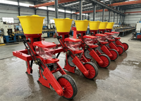 Semoir de précision à 6 rangs avec roue à cuillères pour maïs, soja, sorgho, machine de plantation pour tracteur
