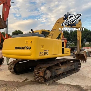 Excavatrice d'occasion Komatsu 200-6, marque japonaise d'origine, 20 tonnes, sur chenilles en caoutchouc, grande taille, modèle 2021, godet de 1,0 m - Product Image 4
