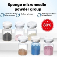 Sérum en poudre de 7 types d'algues marines de haute qualité, 80 % de spicules d'éponge hydrolysée pure, pour micro-aiguilletage bio et peeling.