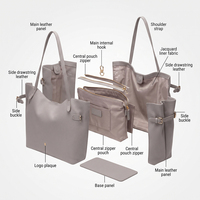 Sac fourre-tout LZ personnalisé en cuir véritable grainé classique, grande capacité, sac à main souple pour femme, idéal pour le travail, le bureau ou comme sacoche pour ordinateur portable