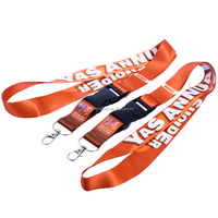Vente en gros de lanière élégante avec logo personnalisé lanière de cou en polyester avec porte-carte d'identité