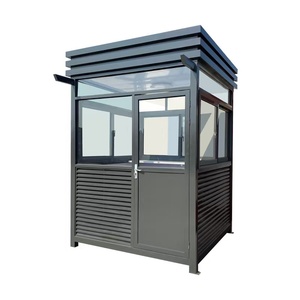 Postazione <span class=keywords><strong>di</strong></span> Sicurezza Mobile Contemporanea in Acciaio per Esterni, Cabina <span class=keywords><strong>di</strong></span> <span class=keywords><strong>Guardia</strong></span> Comunitaria, Stazione <span class=keywords><strong>di</strong></span> Servizio per la Sicurezza Domestica a Pagamento - Product Image 6