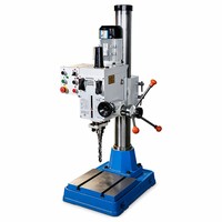 Machine de perçage et de taraudage 2-en-1 robuste avec contrôle de profondeur de précision et panneau de sécurité pour atelier industriel de travail des métaux