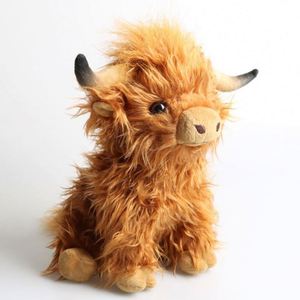 Juguetes de Peluche de Animales Realistas, Muñecos de Peluche Suaves, Regalo Escocés, Vaca de las Tierras Altas - Product Image 2