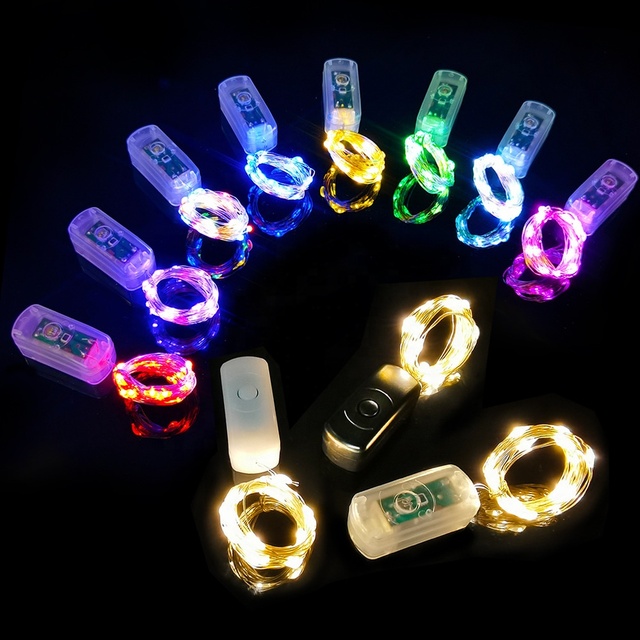 3 Flashing Mode Waterproof Copper Wire Mini Twinkle String Lights Battery Included Fairy Lighting Warm for DIY Holiday Gift Box