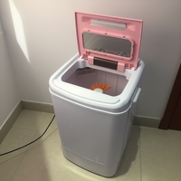 Lave-linge portable mini électrique OEM 200W à cuve unique pour chaussettes, sous-vêtements et vêtements de bébé